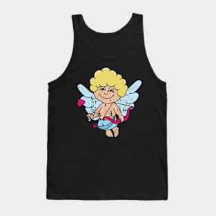 Retro Vintage Grunge Valentine's Day Cupid Tank Top